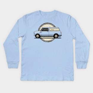 The cooles van with customizable wording Kids Long Sleeve T-Shirt